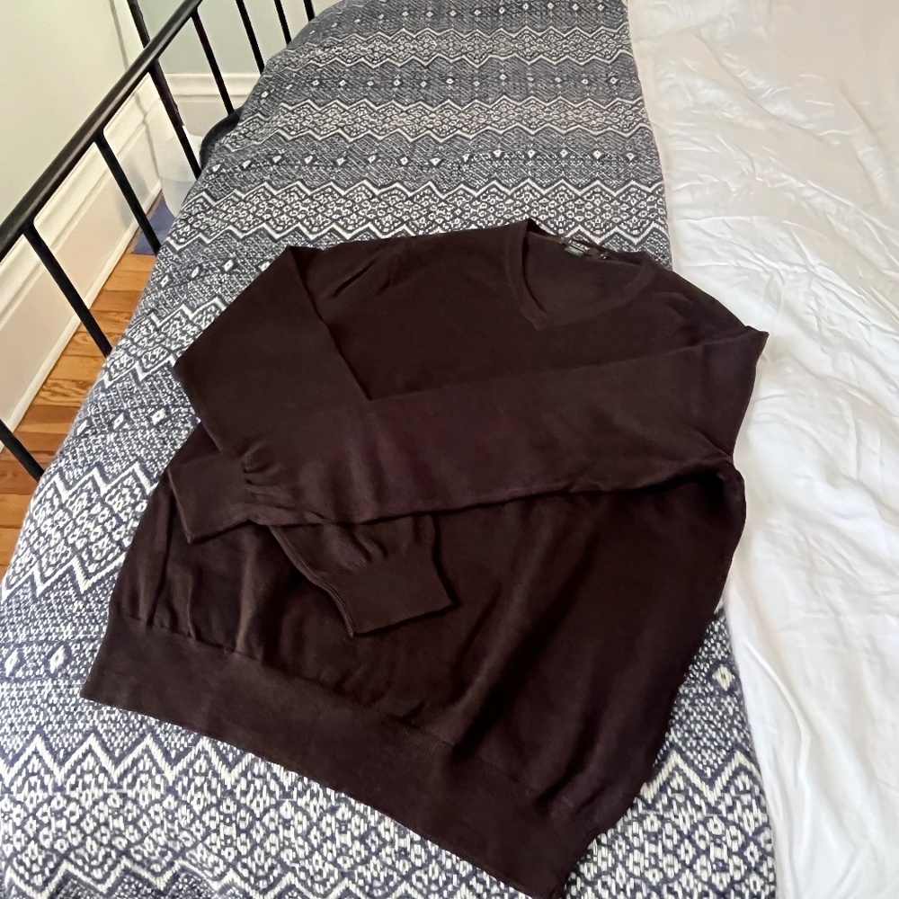 Vintage J.Crew Merino Wool V-Neck Sweater